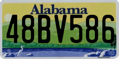 AL license plate 48BV586