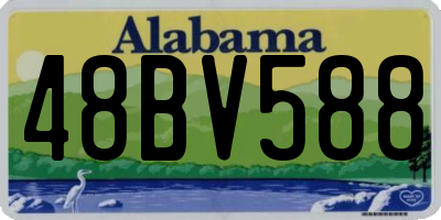 AL license plate 48BV588