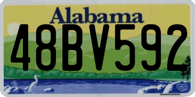 AL license plate 48BV592