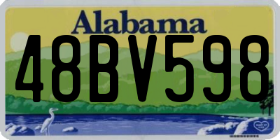 AL license plate 48BV598