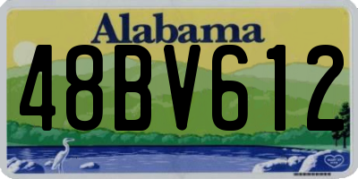 AL license plate 48BV612