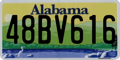 AL license plate 48BV616
