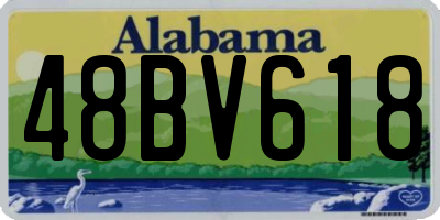 AL license plate 48BV618