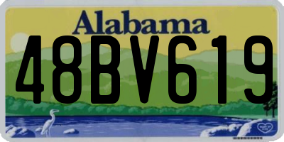 AL license plate 48BV619
