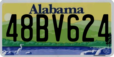 AL license plate 48BV624