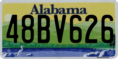 AL license plate 48BV626