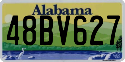 AL license plate 48BV627