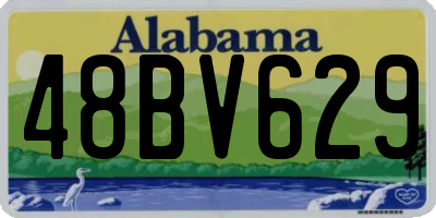 AL license plate 48BV629
