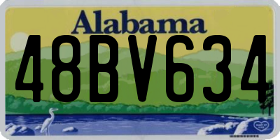 AL license plate 48BV634