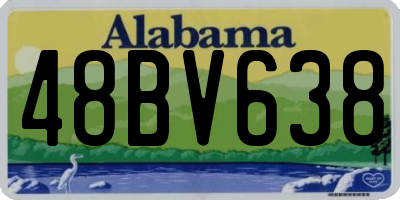 AL license plate 48BV638
