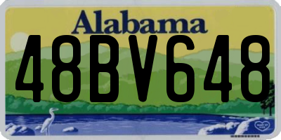 AL license plate 48BV648