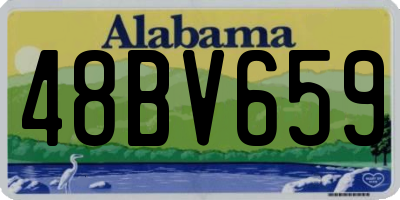 AL license plate 48BV659
