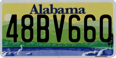 AL license plate 48BV660