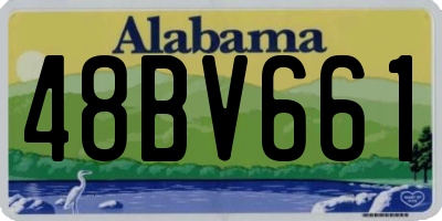 AL license plate 48BV661