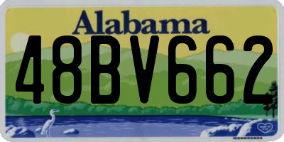 AL license plate 48BV662