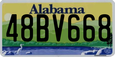 AL license plate 48BV668