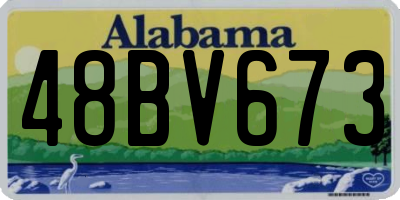 AL license plate 48BV673