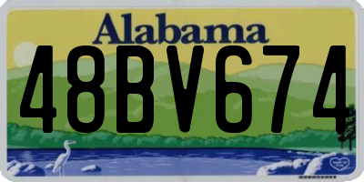 AL license plate 48BV674