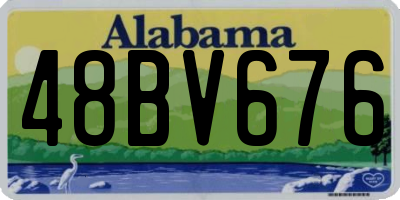 AL license plate 48BV676