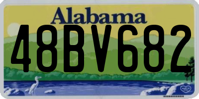 AL license plate 48BV682