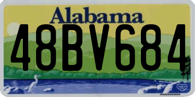 AL license plate 48BV684