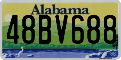 AL license plate 48BV688