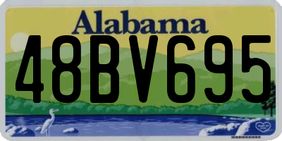 AL license plate 48BV695