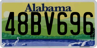 AL license plate 48BV696