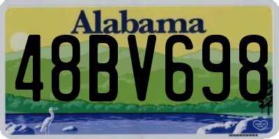 AL license plate 48BV698