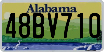 AL license plate 48BV710
