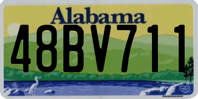 AL license plate 48BV711