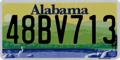 AL license plate 48BV713