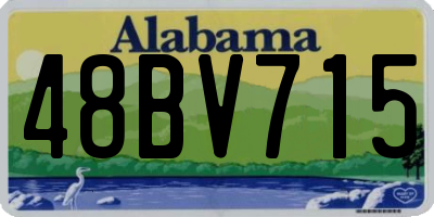 AL license plate 48BV715