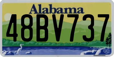 AL license plate 48BV737