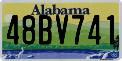 AL license plate 48BV741