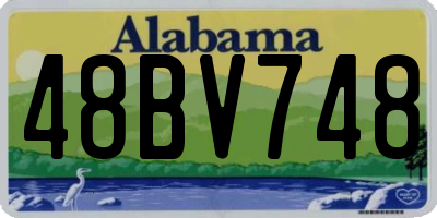 AL license plate 48BV748