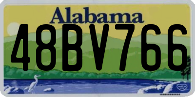 AL license plate 48BV766