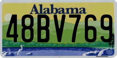AL license plate 48BV769