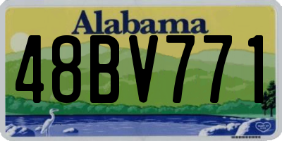 AL license plate 48BV771