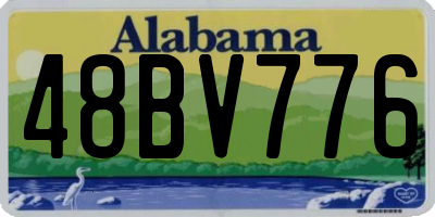 AL license plate 48BV776