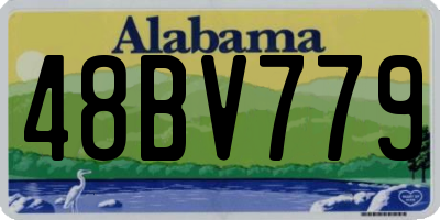 AL license plate 48BV779