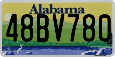 AL license plate 48BV780