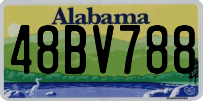 AL license plate 48BV788