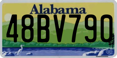 AL license plate 48BV790