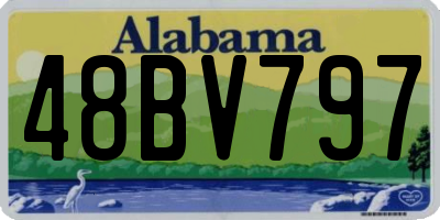 AL license plate 48BV797