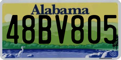 AL license plate 48BV805