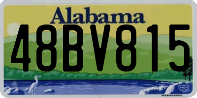 AL license plate 48BV815