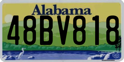 AL license plate 48BV818
