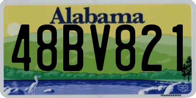 AL license plate 48BV821