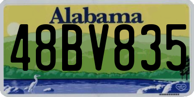 AL license plate 48BV835